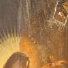 Feretron neogotycki z obrazami Modlitwa Jezusa w Ogrójcu i św. Małgorzata Alacoque -  w trakcie prac konserwatorskich  - dofinansowano ze środków Ministra Kultury i Dziedzictwa Narodowego - październik 2019_12