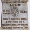 Tablica upamiętniająca Powstanie Styczniowe dofinansowano ze środków Ministra Kultury i Dziedzictwa Narodowego - 2022 r. _3