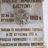 Tablica upamiętniająca Powstanie Styczniowe dofinansowano ze środków Ministra Kultury i Dziedzictwa Narodowego - 2022 r. _5