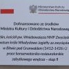 Prace konserwatorsko – restauratorskie przy zabytkowym wnętrzu chóru, nawy głównej i prezbiterium Kościoła Pobrygidkowskiego dofinansowano ze środków finansowych Ministra Kultury i Dziedzictwa Narodowego w 2024 r. _3