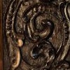 Portal i skrzydło drzwi z prezbiterium do zakrystii - w trakcie prac konserwatorskich - dofinansowano ze środków Ministra Kultury i Dziedzictwa Narodowego - październik 2019_6