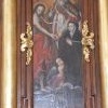 Stalla południowa w prezbiterium z obrazami przedstawiającymi sceny z życia św. Brygidy - stan przed rozpoczęciem prac - kwiecień 2021_15