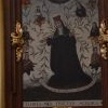 Stalla południowa w prezbiterium z obrazami przedstawiającymi sceny z życia św. Brygidy - stan przed rozpoczęciem prac - kwiecień 2021_20